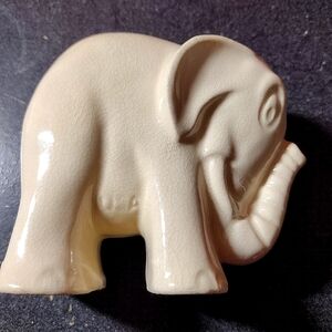Brush McCoy Cream Elephant Small Planter Mid Century